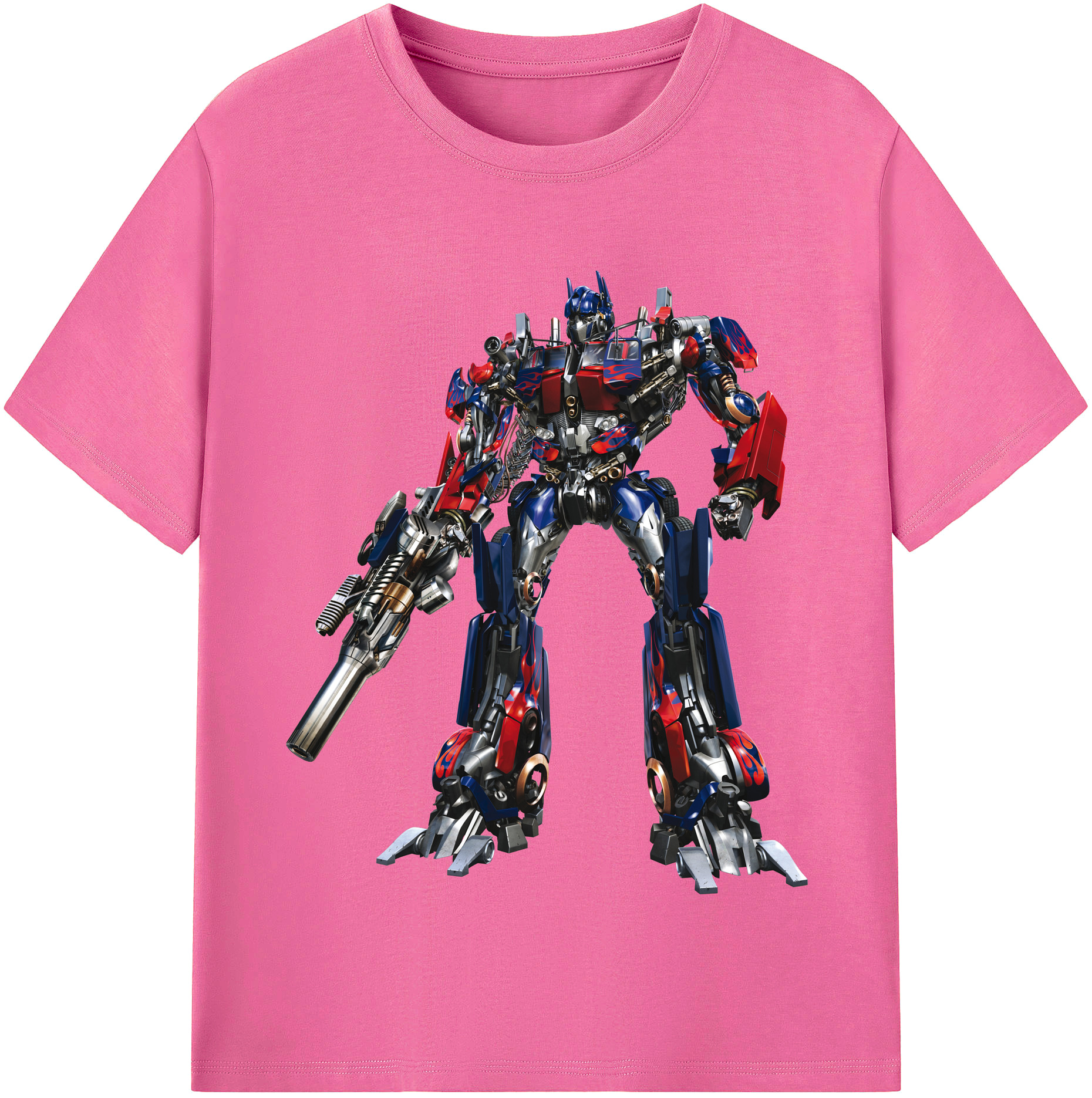 （画像用）  レディースカジュアルプリントTシャツ（綿100％）